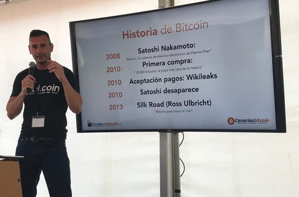 Charla sobre Bitcoin y Blockchain de Enrique Hernández Nuez