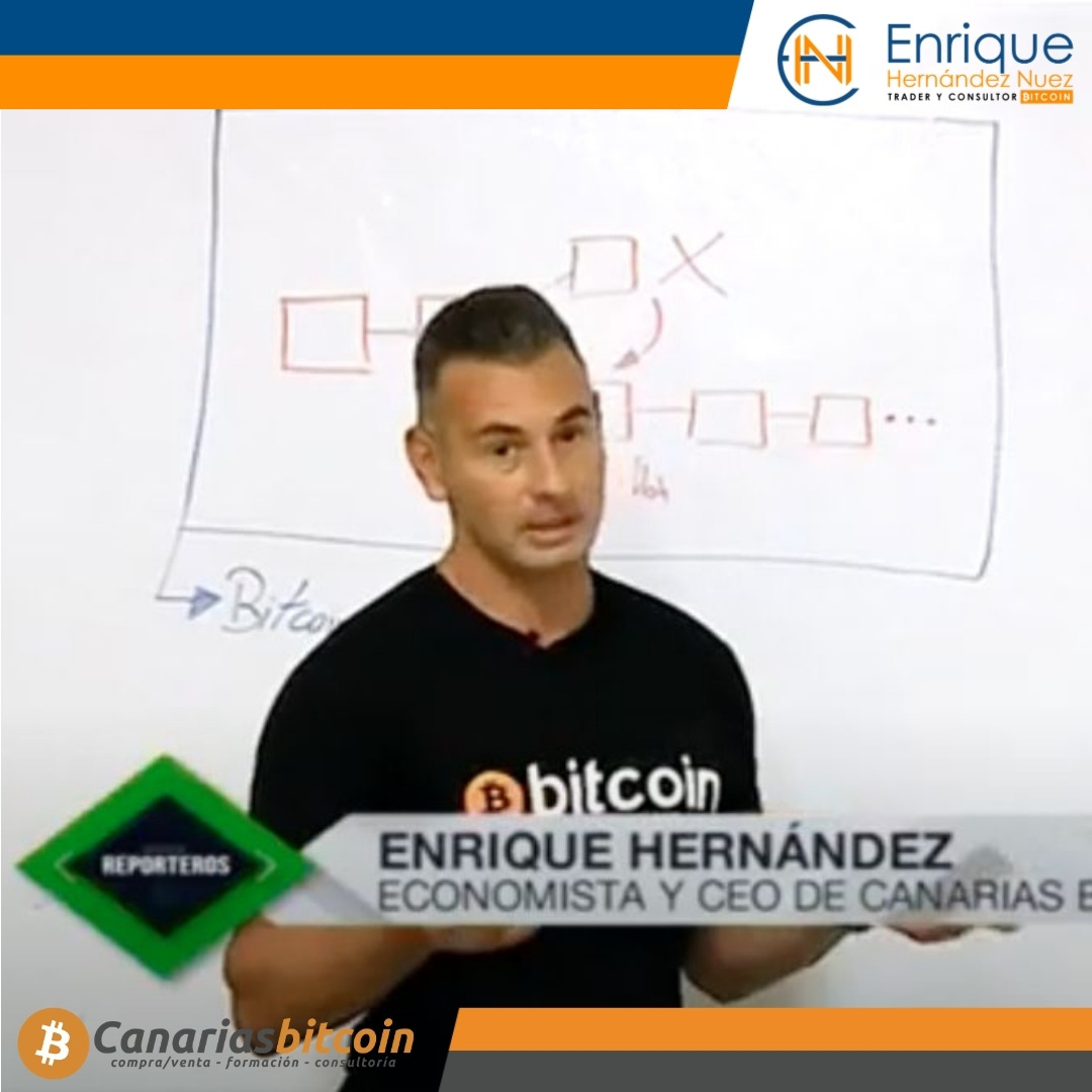 Entrevista sobre bitcoin a Enrique Hernández Nuez en Televisión Canaria