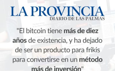 Entrevista sobre Bitcoin y Criptomonedas para el periódico La Provincia