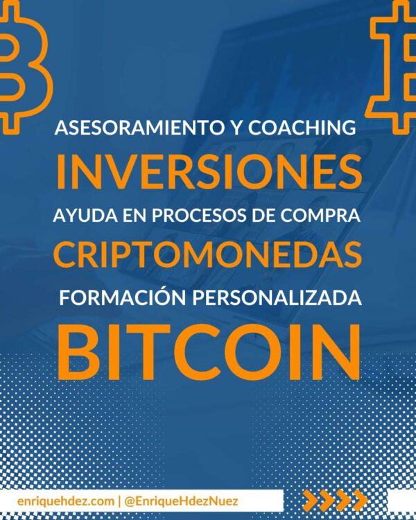 Consultor y asesor en bitcoin y criptomoneda para servicio online