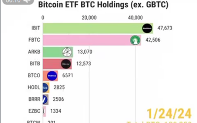 Acumulación de Bitcoin por ETFs Spot: BlackRock lidera