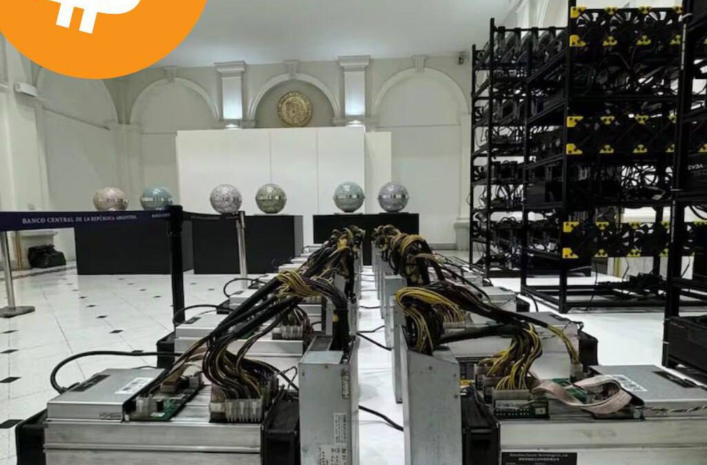 Argentina: Banco central exhibe minería de Bitcoin en vivo