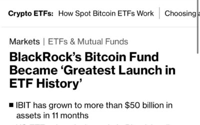 El fondo de Bitcoin de BlackRock: El mayor lanzamiento en la historia de los ETFs