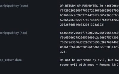 El mensaje eterno del bloque 666,666 de Bitcoin