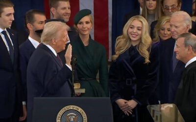La juramento de Donald Trump como presidente de los Estados Unidos