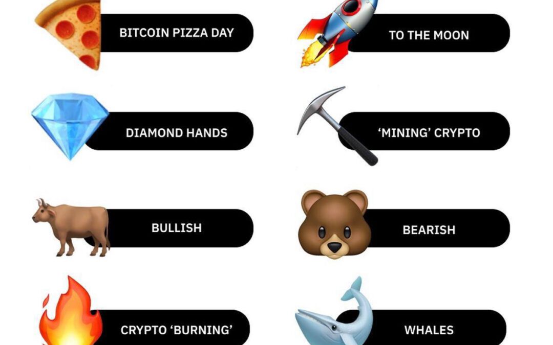 Los emojis mas usado en el mundo de las criptomonedas