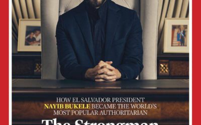 Nayib Bukele (El Salvador) en la portada de la revista Time