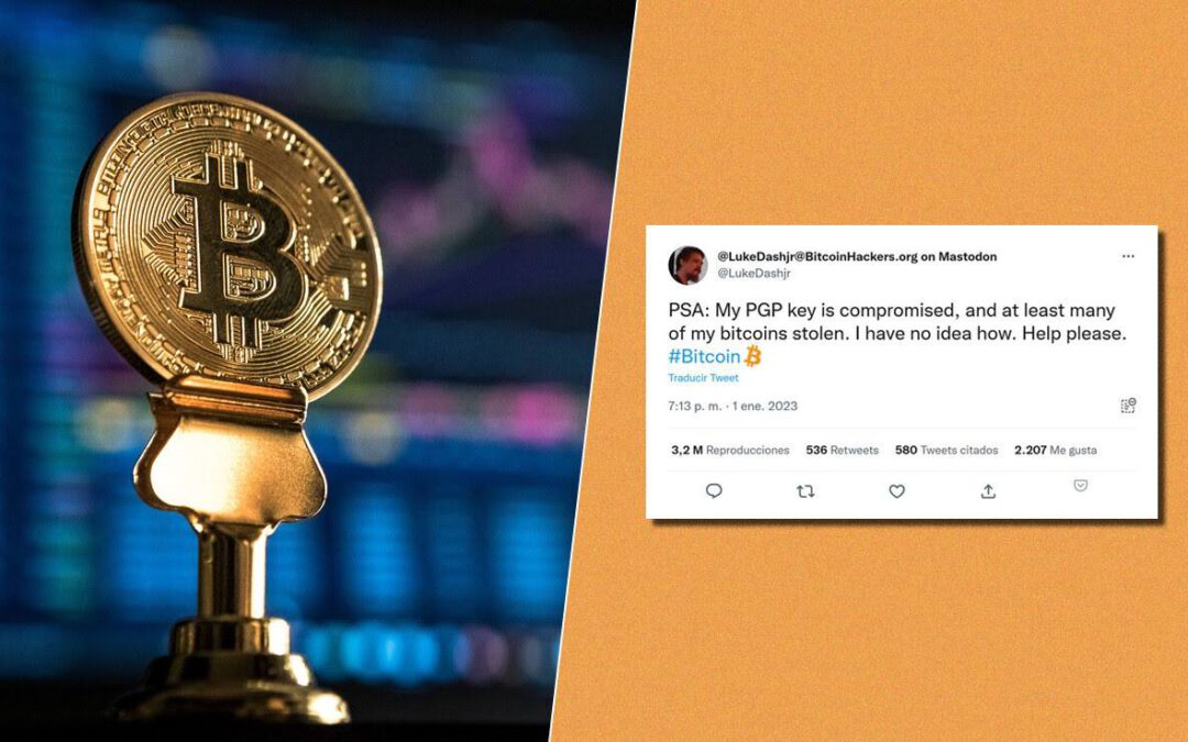 Roban clave PGP a experto en Bitcoin Dashjr y pierde millones en BTC