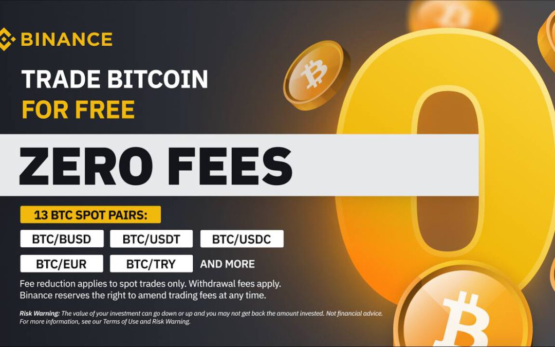 ¡Binance elimina comisiones en Trading Spot de Bitcoin!