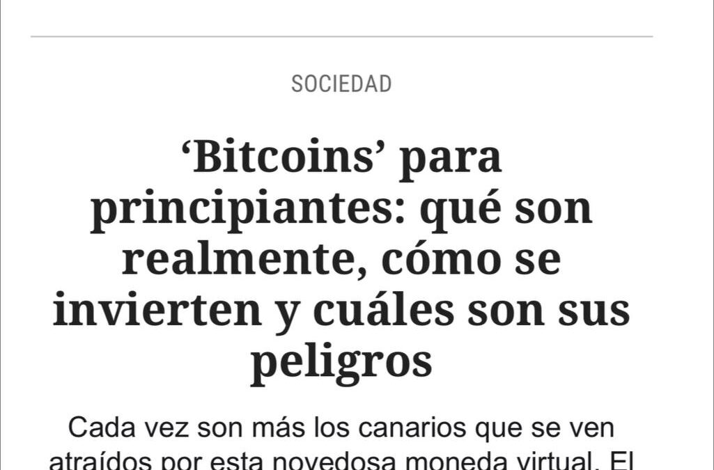 ‘Bitcoins’ para principiantes: Entrevista sin censura en Diario de Avisos