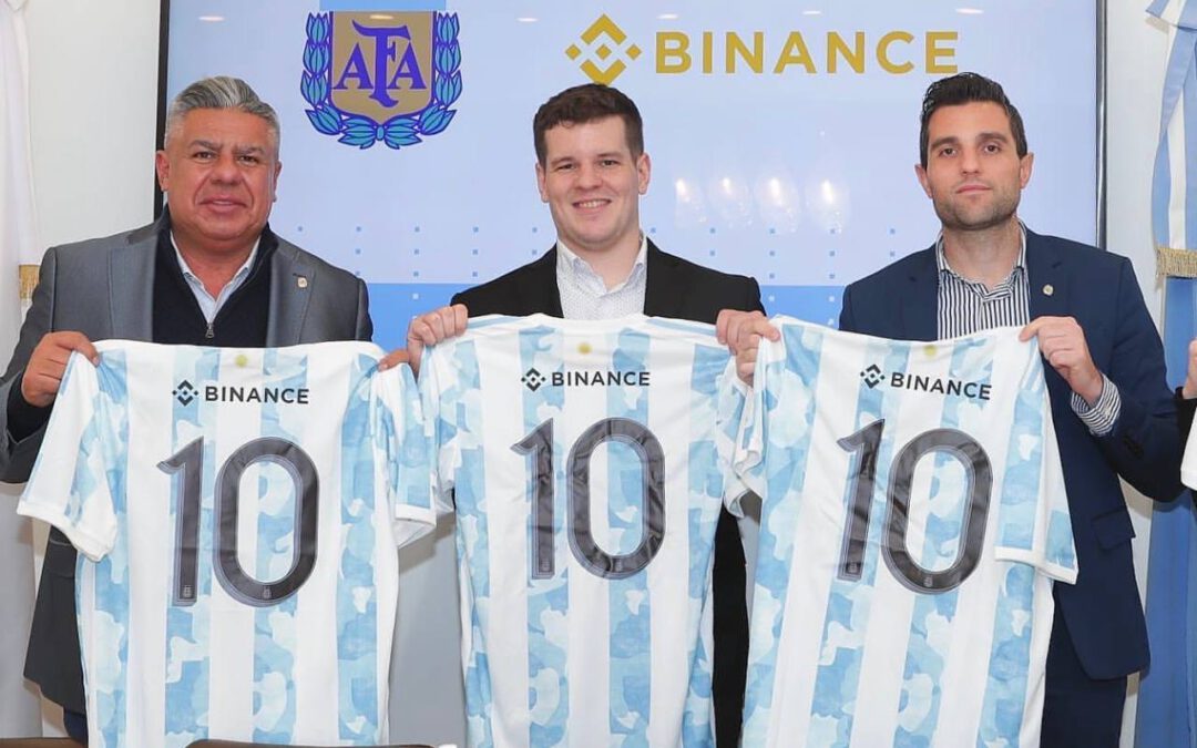 ¡Binance patrocina a la selección Argentina de fútbol!